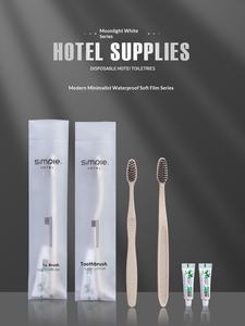 ชุดอุปกรณ์อำนวยความสะดวกในโรงแรมจากถ่านไม้ไผ่สุดหรู ชุดอุปกรณ์ในห้องพัก ชุดของใช้ในห้องน้ำ กล่องอุปกรณ์ในห้องน้ำ ชุดรักษ์โลก - Product Image 1