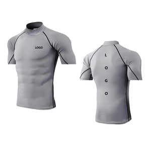 Prix d'usine, vente chaude, rashguard personnalisé, protection UV, spandex/polyester 220g, best-seller, nouveau design pour hommes - Product Image 1