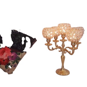 Crystal 5 Tier Candle Holder High Quality Best Sell Candle Making Holder Home & Living Room <b>Decoration</b> Candle Tea Light Holder - Product Image 1