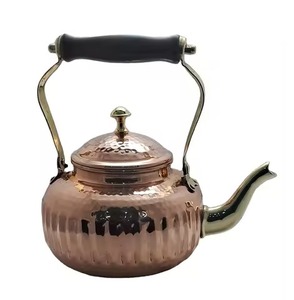 Elegant Metal <b>Tea</b> Coffee Kettle <b>Pot</b> for Boiling Water Serving Kitchen Dining Use with Balanced Grip and Stable Base - Product Image 6