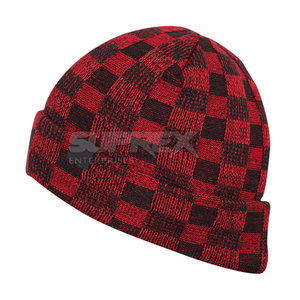 Custom Logo 100% <b>Wool</b> Knitted <b>Beanie</b> <b>Hat</b> Unisex Winter Warm for Outdoor Casual Use High Quality Common - Product Image 6