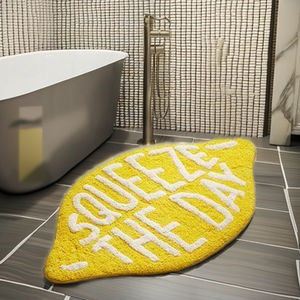 Technique tuftée de tapis de bain en coton durable de style hôtel élégant pour un usage domestique - Product Image 1