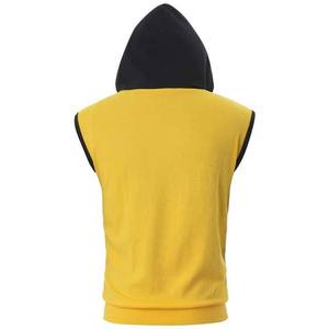 Haut sans manches à capuche pour homme, style automne, pour musculation et gym, avec éléments réfléchissants, service OEM, durable - Product Image 3