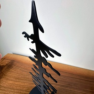 Black Metal Christmas <b>Tree</b> Table Object for Home Decor Shelf Display and Kids Room Decoration Purpose Handcrafted From India - Product Image 2