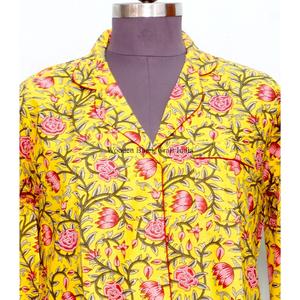 Chemise Kimono Bohème Mi-Longue pour Femme Indienne, en Coton Élégant, Vêtement de Nuit avec Ceinture à Nouer et Boutons Décoratifs, Coupe Ample et Confortable - Product Image 3