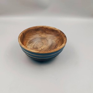 Handmade Wooden Bowl Set Natural Wood Grain Wabi Sabi Style Serving Bowls For Home Use Uncoated Crafted Bowl Collection - Product Image 5