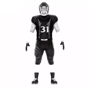 ชุดยูนิฟอร์มอเมริกันฟุตบอลแบบสั่งทำพิเศษ เสื้อเจอร์ซีย์แบบซับลิเมชั่น กางเกงทนทาน น้ำหนักเบา แห้งเร็ว ชุดทีม - Product Image 5