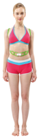 ALLWINWIN JLT28 Jelly Tube - Bande de résistance en forme de X pour exercices, entraînement et stretching