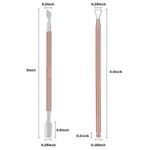 Pousse-cuticules professionnel pour manucure, éliminateur de peaux mortes, grattoir à ongles, éliminateur de peaux mortes pour pédicure - Product Image 2