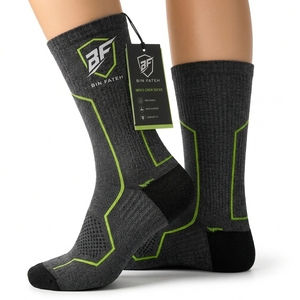 Men's <b>Socks</b> 100% Waterproof Breathable Men's Crew Dress <b>Socks</b> Anti-Slip <b>Winter</b> Knitted Solid Pattern Men's <b>Socks</b> With OEM - Product Image 4