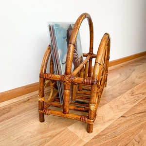 Articles de décoration de bureau en gros, supports en rotin pour magazines, organiseurs de magazines. - Product Image 3