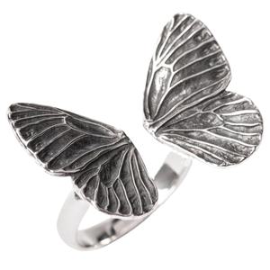 Anneau de Serviette Papillon Argent Réglable Halloween Fête de Noël Décoration Porte-Serviette Anneaux de Tissu Décoratifs Faits à la Main - Product Image 1