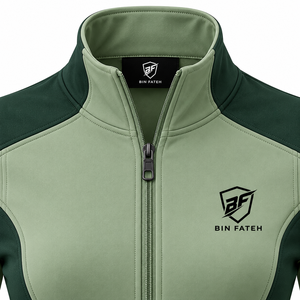 Professional <b>women</b> yoga <b>jacket</b> featuring a comfortable fit <b>lightweight</b> construction and flexible fabric for active training use - Product Image 5
