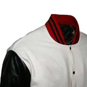 Chaquetas de Invierno para Hombre de Alta Calidad, Estilo Letterman, de Lana, Resistentes al Viento, con Cierre de Botones de Cuerno, Logotipo Personalizado, Teñidas, Cómodas - Product Image 3