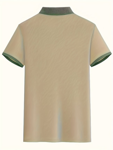 Custom Men's Customized Color for Shirt Short Sleeve 100% Cotton Jersey Fabric Breathable Casual Button Front Logo Digital - Product Image 2