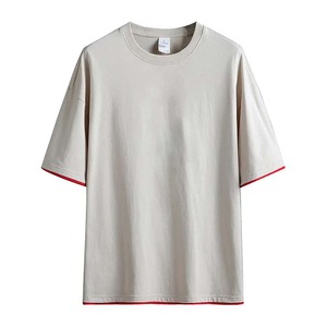 เสื้อยืดคอกลมทรงเข้ารูปสำหรับผู้ชาย รุ่นออริจินัล น้ำหนักเบา ลายเสือดาว ผ้าฝ้าย 100% แห้งเร็ว ไม่เป็นขุย - Product Image 3