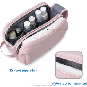 Custom Logo Cosmetic Bag – Travel Makeup Organizer | OEM ODM Vietnam Factory Customize Design and Print - Product Image 2