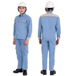 Combinaison de sécurité à bandes réfléchissantes haute visibilité pour travaux routiers et personnel de nuit en entrepôt, uniforme industriel - Product Image 1