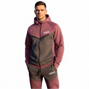 Conjunto Deportivo Casual Elegante para Hombre de Calidad Premium, Chaqueta y Pantalones con Cremalleras y Logotipo Personalizado, Traje Deportivo para Correr y Gimnasio - Product Image 5