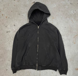 Sweat à capuche zippé 100 % coton personnalisé, le plus vendu, pour hommes et femmes, hiver, brodé, 400 g/m², uni, fermeture éclair intégrale - Product Image 3