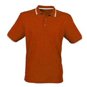 100% polos personnalisés pour hommes en coton biologique avec logo brodé T-shirt doux d'été Vêtements décontractés respirants de haute qualité - Product Image 2