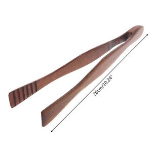 Reusable Wood Cooking <b>Tongs</b> Unique Design Ideal <b>Kitchen</b> Utensil for Cheese Bacon Muffin Fruits Bread Uses <b>Tongs</b> for Selling - Product Image 1