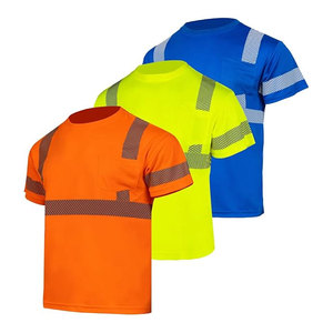 Camiseta de Seguridad de Alta Visibilidad para Hombre, Resistente, con Malla Transpirable de Secado Rápido, Protección de Alta Visibilidad para Trabajos en Carretera - Product Image 4