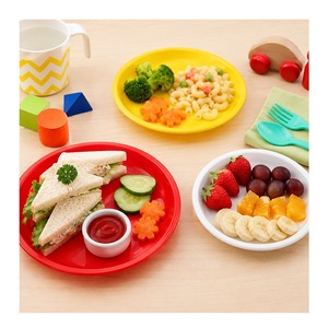 Plato de Plástico de 8 Pulgadas para Cena, Apto para Alimentos, Reutilizable, Calidad de Exportación - Product Image 1
