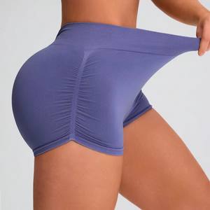 กางเกงวิ่งออกกำลังกายแบบแห้งเร็วสั่งทำขายส่ง รุ่นใหม่ ยกกระชับสะโพก ผ้ารัดรูป ลายเรียบ ปิดขอบแน่น กันน้ำ - Product Image 2