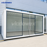 VICDOWEX Maison Modulaire Conteneurisée avec Mur Rideau en Panneaux Sandwich pour Bâtiment de Bureaux et Entrepôt Design Contemporain