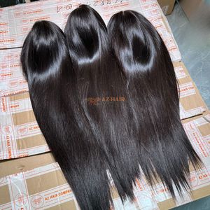 AZ Hair Vendor Raw Vietnamese Hair Swiss <b>Lace</b> Front <b>Wigs</b> Long Length 2x6 Remy Hair Cuticle Aligned - Product Image 2