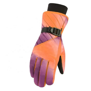 Guantes de Esquí de Cuero Personalizados de Primera Calidad para Adultos, Unisex, Calefactables, Impermeables, Aislantes, Guantes de Seguridad para Invierno - Product Image 3