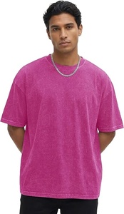 T-shirt homme premium, coupe oversize, épaules tombantes, pour un usage quotidien, t-shirt oversize tendance. - Product Image 3