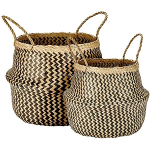 Light and Handcrafted <b>Seagrass</b> Belly <b>Basket</b> Bulk Orders Wholesale Sustainable <b>Storage</b> <b>Basket</b> for Hotel Resort Home Decor Vietnam - Product Image 6
