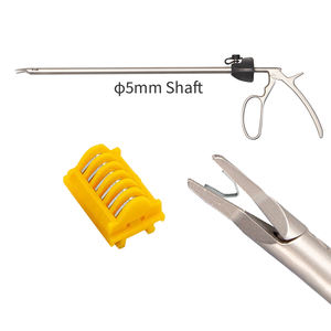 Fida คลิปหนีบผมแบบใช้แล้วทิ้งสำหรับการผ่าตัดเพื่อสุขภาพทำจาก ISO13485สแตนเลสสตีลแบบ Laparoscopic - Product Image 5