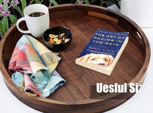 Bandeja de Servicio de Madera Hecha a Mano con Diseño de Unicornio, Duradera, Fácil de Limpiar, para Catering, Restaurantes, Desayunos y Uso Doméstico - Product Image 4