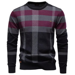Pull-over décontracté pour homme en mélange de coton léger et respirant à manches longues avec logo frontal – Fabricant en gros - Product Image 5