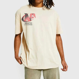 Camiseta Ligera para Hombre, de Algodón, Casual, de Manga Corta, Holgada, Estilo Urbano, Moda de Verano, Venta al Por Mayor Directa de Fábrica, OEM - Product Image 1