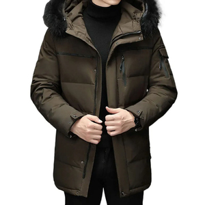 Parka longue matelassée de qualité supérieure Solid Trader avec fermeture éclair fluide – Veste chaude isolante - Product Image 4