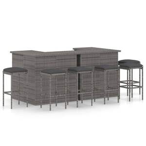 Ensemble de bar de jardin gris - Product Image 1
