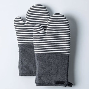 Mitaines de cuisine résistantes à la chaleur, gants de cuisine de sécurité, 100% coton, mitaines de cuisine - Product Image 3