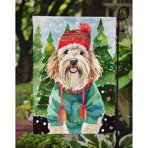 Multicolor Christmas <b>Garden</b> <b>Flag</b> Puli Decorative Yard Banner for Patio Artwork for Flower Beds & Mailbox Decoration - Product Image 3