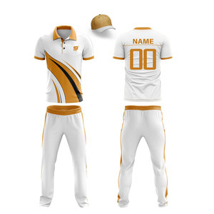 High Quality Custom Made <b>Cricket</b> Uniform Breathable Polyester Eco Friendly Made in Pakistan - Product Image 1