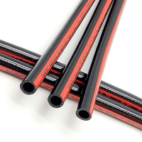Selang Air Tekanan Tinggi PVC Lunak 12.5mm 1/2 Inci Diperkuat Benang Poliester 3-Lapisan Tipe 2 untuk Sambungan Alat Pemadam Kebakaran 100m