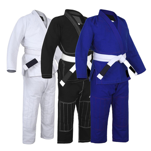 Conjuntos de Gi de BJJ de Algodón Lavado con Perlas, Color Personalizado, Unisex para Adultos, Uniforme de Artes Marciales Ligero y Transpirable - Product Image 2