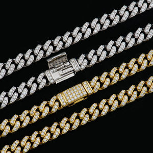 Unisex Rhodium Plated 18k <b>Solid</b> <b>Gold</b> Geometric Cuban Link Bracelet Natural Stone Wedding Jewelry Alloy - Product Image 4
