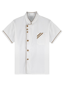 Chaquetas de Chef de Alta Calidad en Lona, Nuevas, Modernas, de Manga Larga/Corta, Cómodas, Unisex, Uniformes para Restaurante y Hotel - Product Image 2