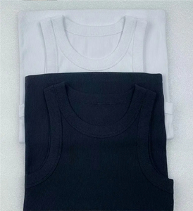 Casual Plus Size Sleeveless Cotton Cami Tank <b>Top</b> Fitness Summer Ribbed Crop Print Embroidery Lace Women's Quick Dry - Product Image 4
