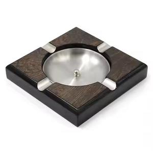 Cenicero de Madera de Lujo Resistente al Calor, Bandeja para Fumar Cigarros, Cigarrillos y Tabaco, Decoración para Bar, Hogar u Oficina - Product Image 6