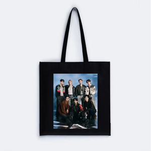 ของขวัญพิเศษพิมพ์ลายไอดอลตามสั่ง คอนเสิร์ตเคป๊อป 2026 กระเป๋าสะพายไหล่ซิปแฟชั่นผู้หญิง ผ้าแคนวาสนุ่ม ผ้าอ๊อกซ์ฟอร์ด - Product Image 6